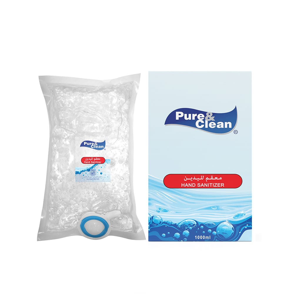 مطهر اليدين الفوري النقي والنظيف 1 لتر - كيس</trp-post-container