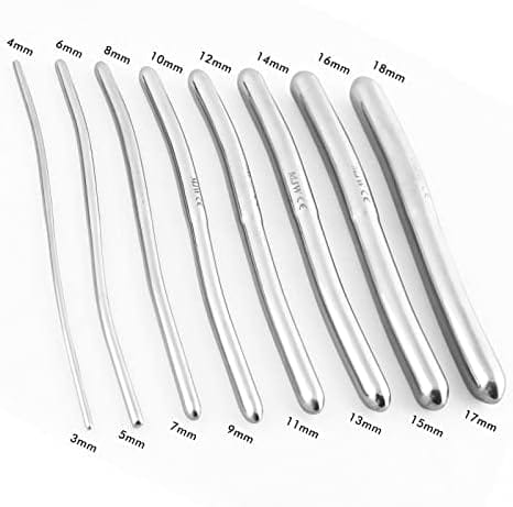 مجموعة توسيع المهبل النسائية المصنوعة من الفولاذ المقاوم للصدأ ذات النهايتين