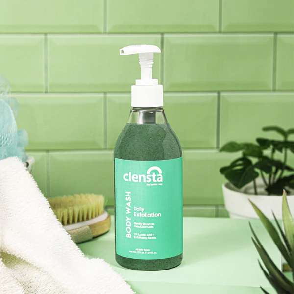 clensta Daily Exfoliation Body Wash 2% Lactic Acid (275ml)