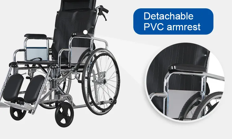 KY903GC Deluxe Steel Manual Wheelchair