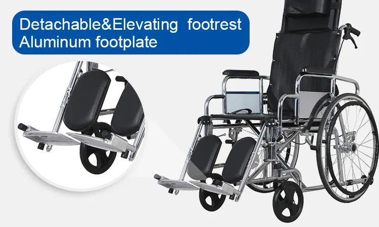 KY903GC Deluxe Steel Manual Wheelchair