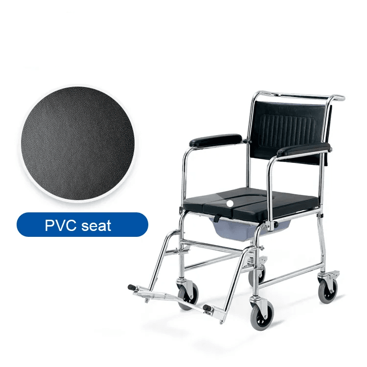 كرسي متحرك من الصلب من طراز KY695-46 Commode Commode