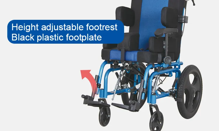 KY959LJ Cerebral Palsy (CP) for Children Aluminum Lightweight Wheelchair