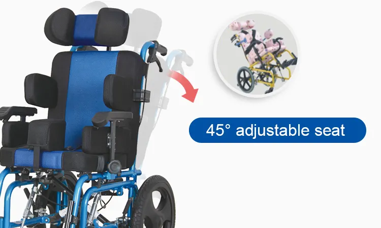KY959LJ Cerebral Palsy (CP) for Children Aluminum Lightweight Wheelchair