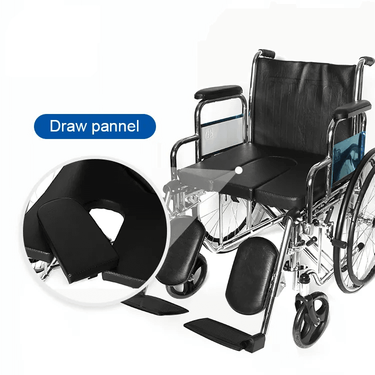 كرسي متحرك فاخر من الفولاذ شديد التحمل Ky681c-51