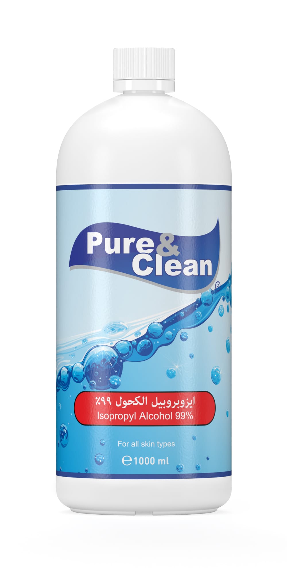 Pure & Clean Isopropyl Alcohol 99% 1L