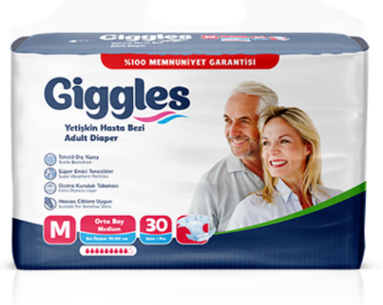 giggles adult diapers (M)