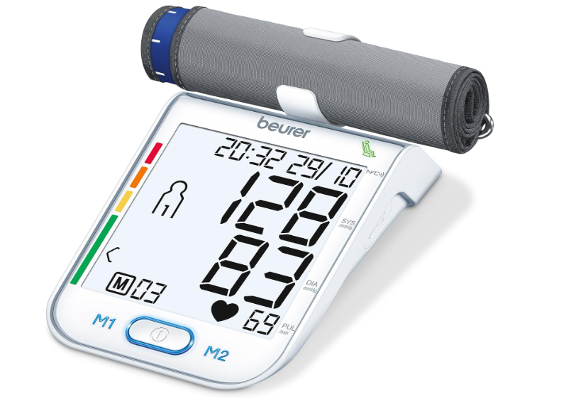 BEURER UPPER ARM BLOOD PRESSURE MONITOR WITH HFC AND HEALTH MANGER (BM75)