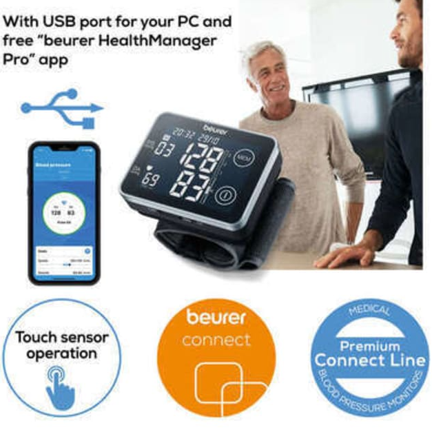 BC-58 WRIST BLOOD PRESSURE MONITOR