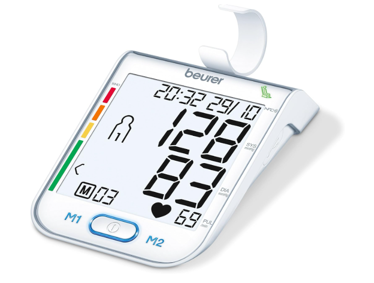 BEURER UPPER ARM BLOOD PRESSURE MONITOR WITH HFC AND HEALTH MANGER (BM75)