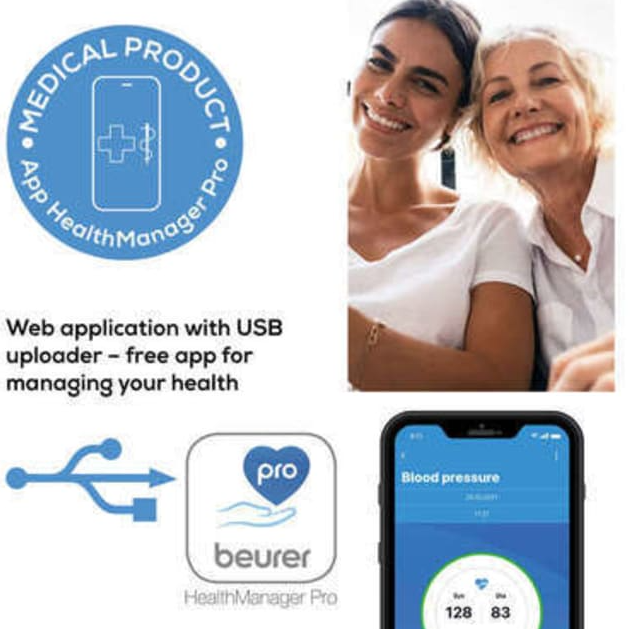 BEURER BC-58 WRIST BLOOD PRESSURE MONITOR