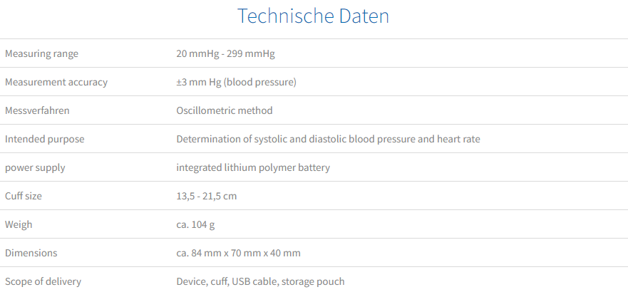 GERATHERM BLOOD PRESSURE MEASUREMENT ACTIVE CONTROL