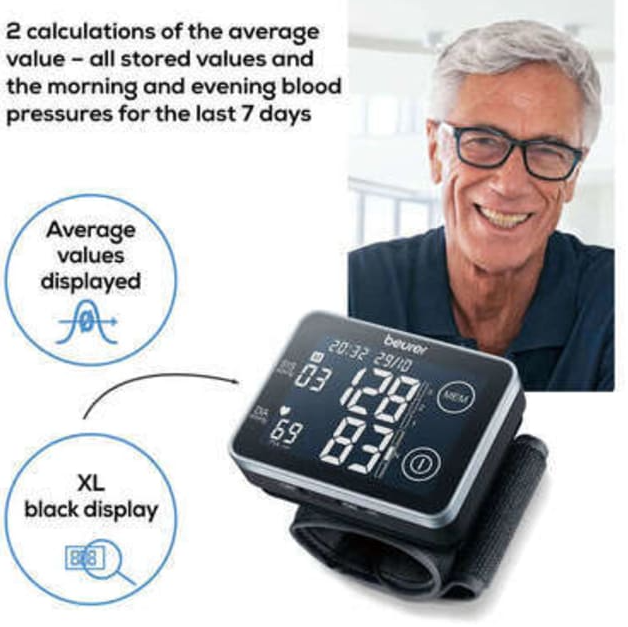 BC-58 WRIST BLOOD PRESSURE MONITOR