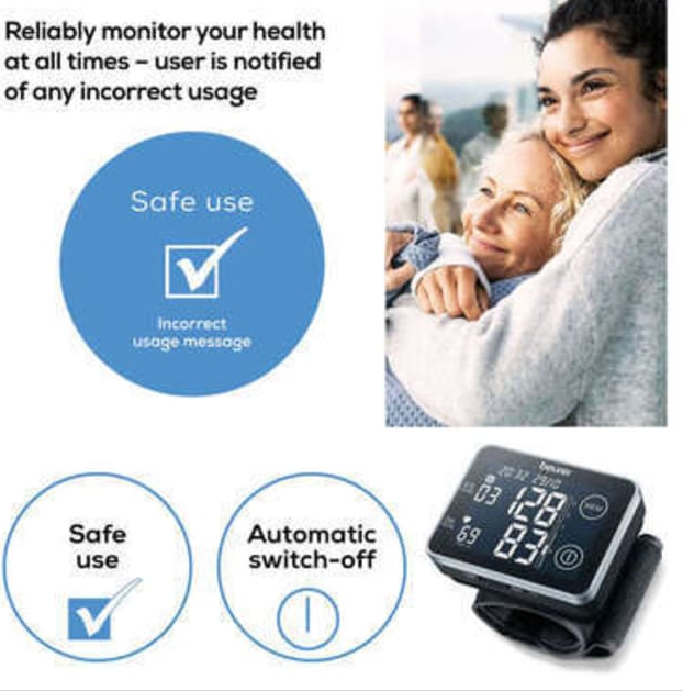 BEURER BC-58 WRIST BLOOD PRESSURE MONITOR