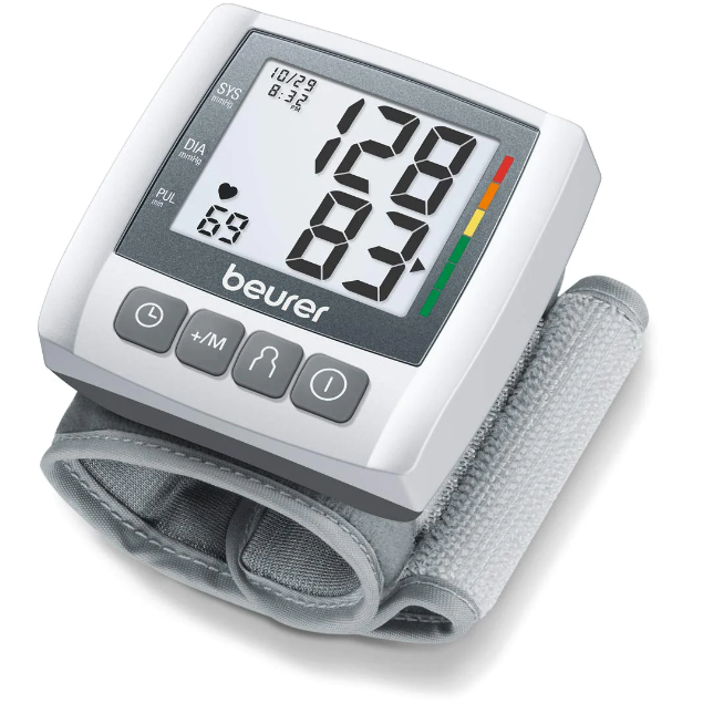 BEURER AUTOMATIC & DIGITAL WRIST BLOOD PRESSURE MONITOR ( BC30 )