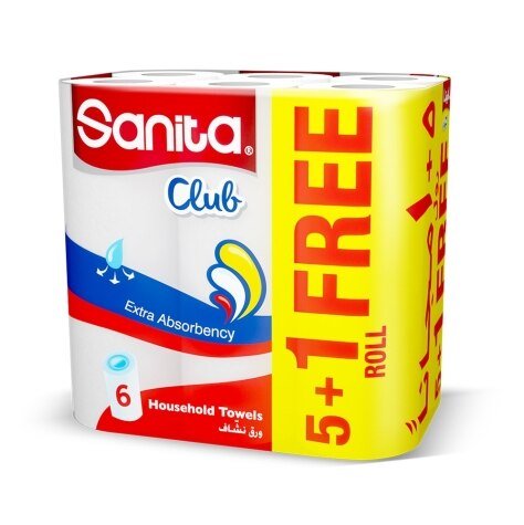 SANITA CLUB KITCHEN TOWEL 40 SHEETS