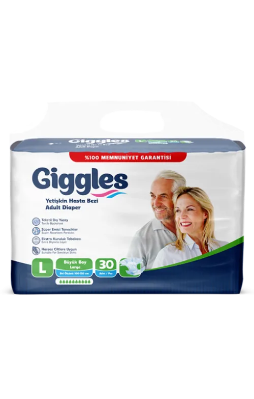 GIGGLES ADULT DIAPERS LARGE