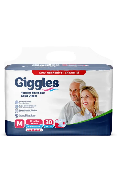 GIGGLES ADULT DIAPERS MEDIUM