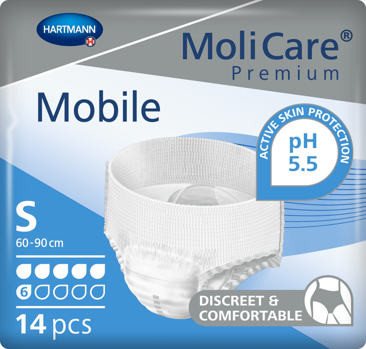 MoliCare®Premium Mobile 6 Drops Size S