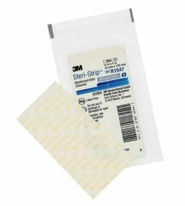 3M™ Steri-Strip™ Reinforced Adhesive Skin Closures R1547, 12 mm x 100 mm