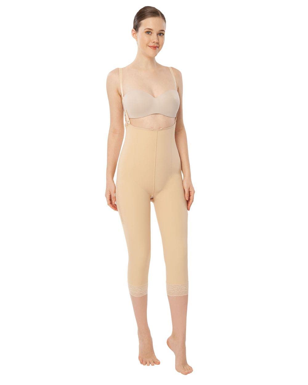 REF 221 Zippered Under Breast – Below Knee / Extended Back Liposuction Garment