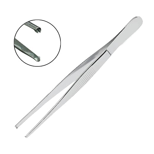 ملقط بسن وبدون سن (مقاسات)