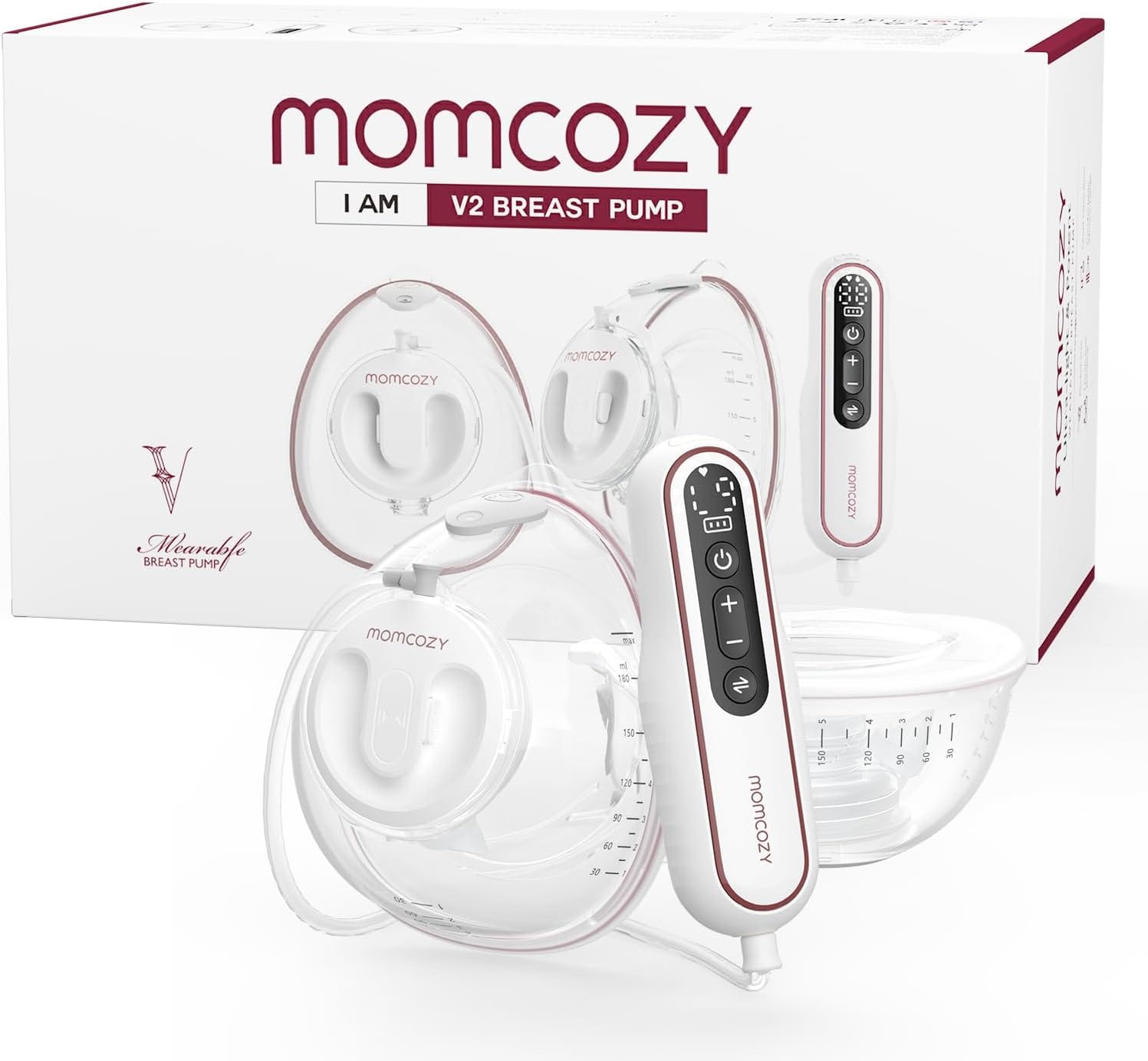 شفاط حليب momcozy M5  دبل قابل للارتداء