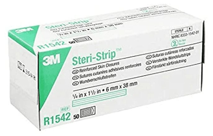 3M™ Steri-Strip™ Reinforced Adhesive Skin Closures R1542, 6 mm x 38 mm