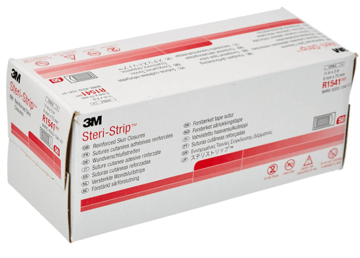 3M Steri-Strip™, 6 x 75 mm R1541 Sterile Tape for Skin Sutures in Reinforced Non-Woven Fabric