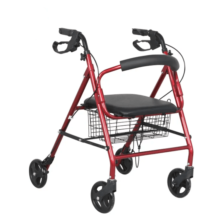 KY9144L Aluminum Frame Rollator with Basket