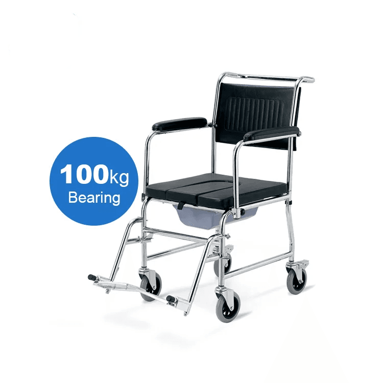KY695-46 Steel Commode Wheelchair