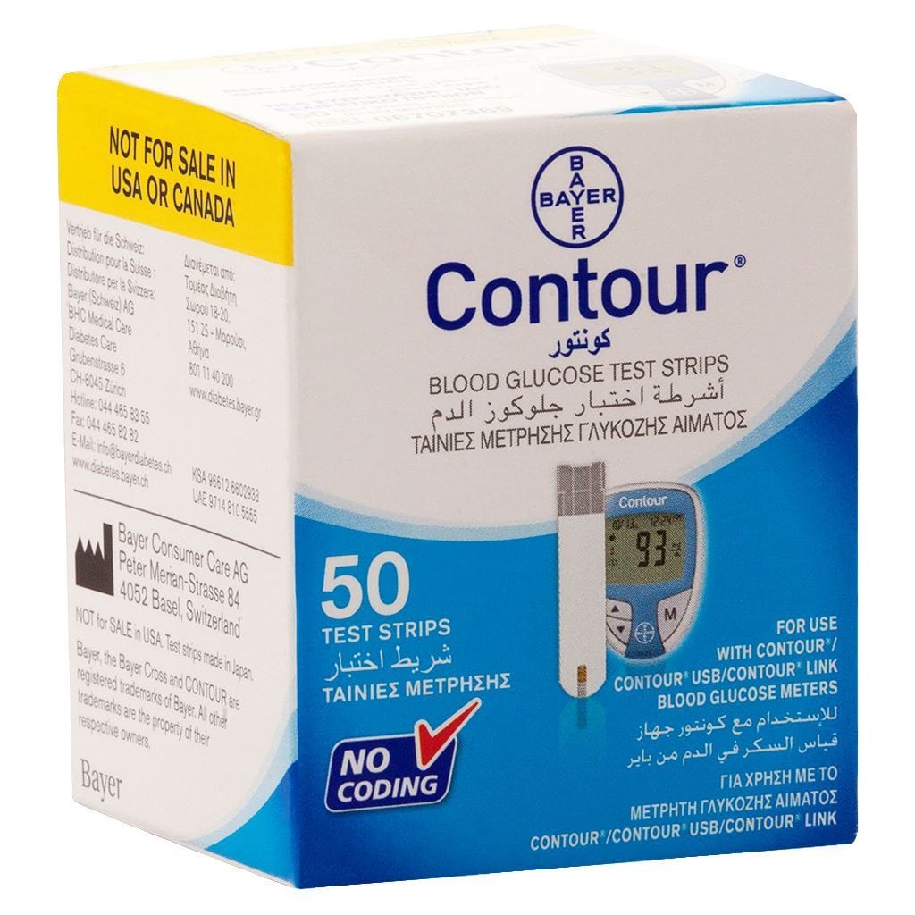 contour blood glucose strips
