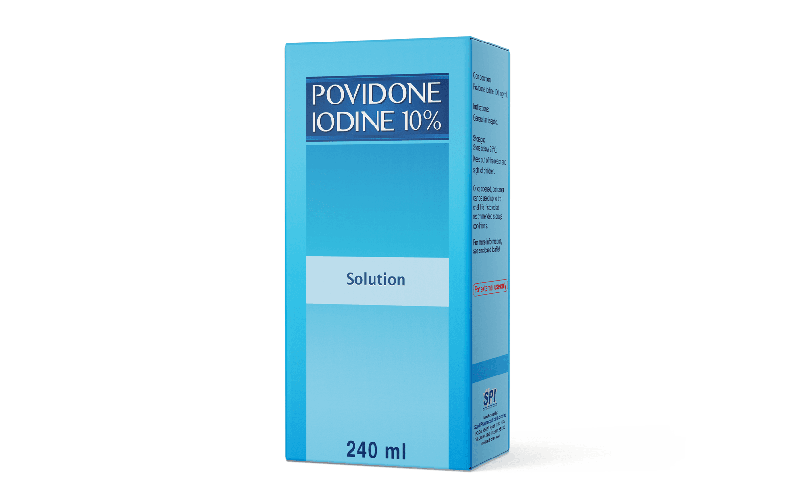 Povidone Iodine 10% Solution (240 ml)