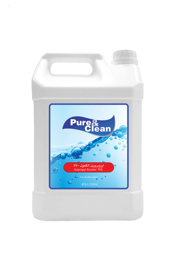 ايزوبروبيل الكحول 70% (5لتر) (بيور كلين)