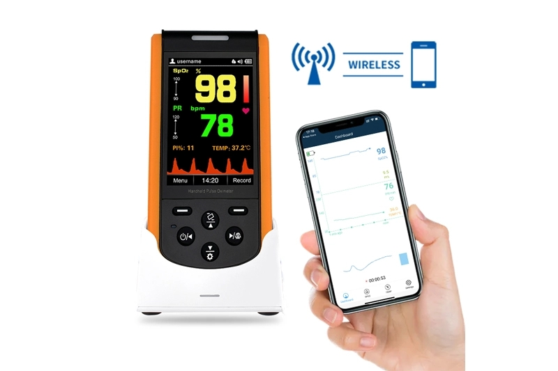 جهاز قياس نسبه الاكسجين بالدم (هاند هيلد)