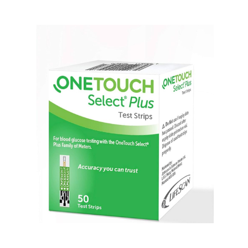 one touch select plus blood glucose strips
