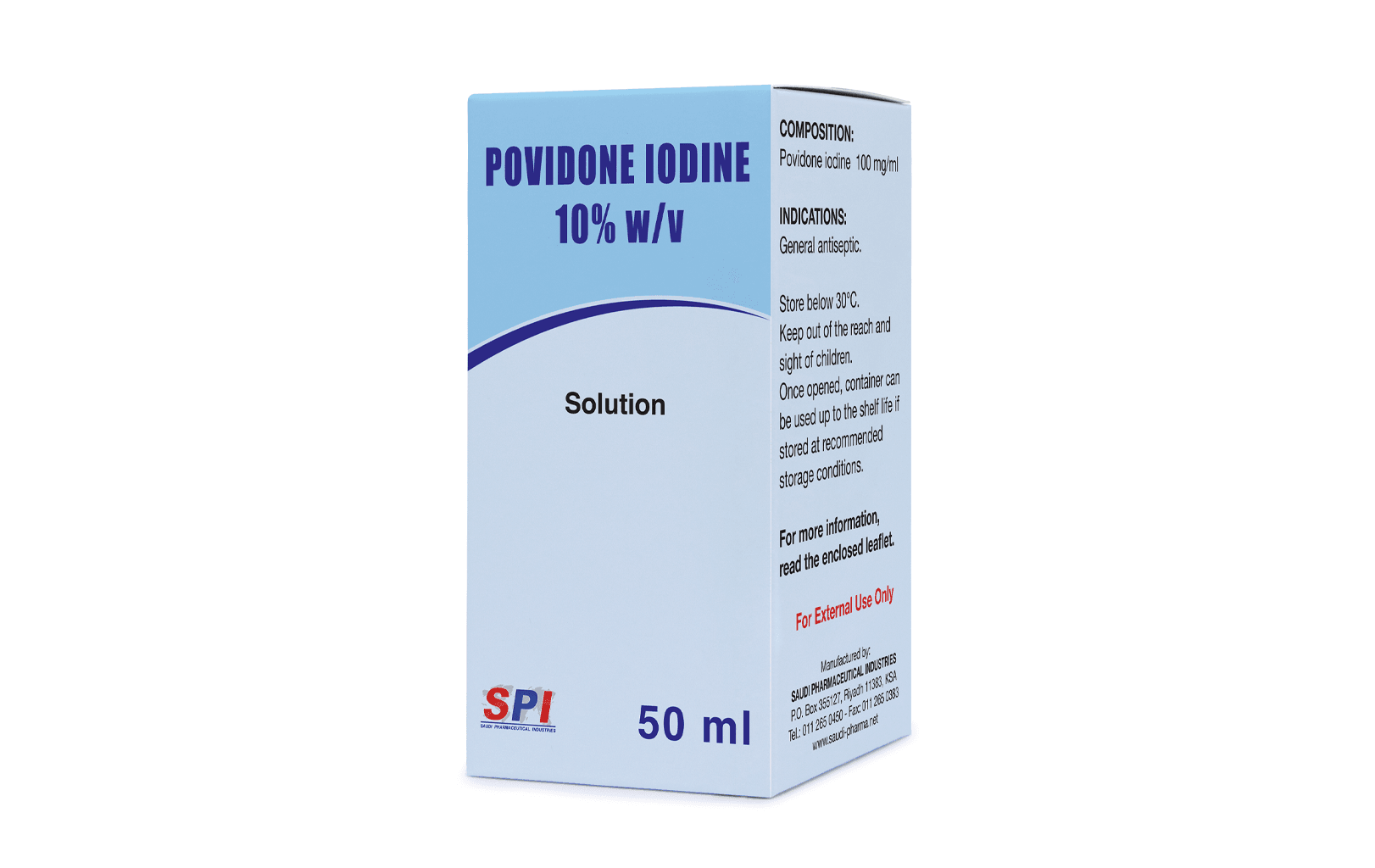 Povidone Iodine 10% Solution (50 ml)
