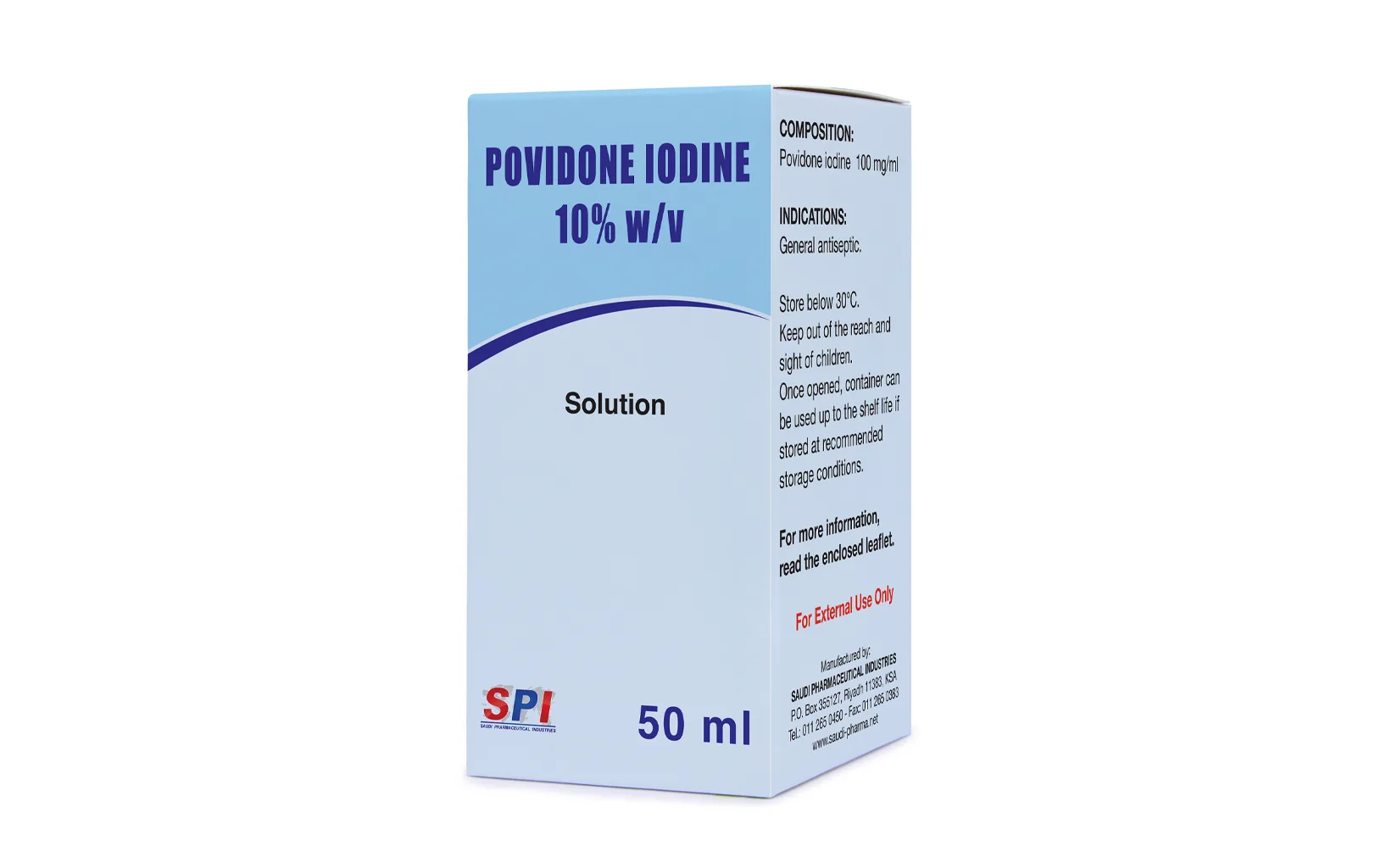 Povidone Iodine 10% Solution (50 ml)