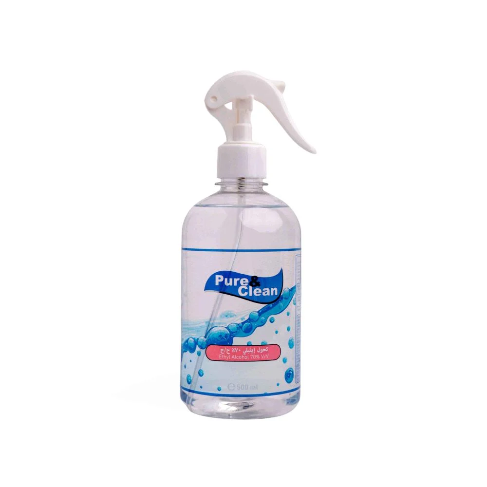 كحول ايثيلي 70% (500مل) (بيور كلين)