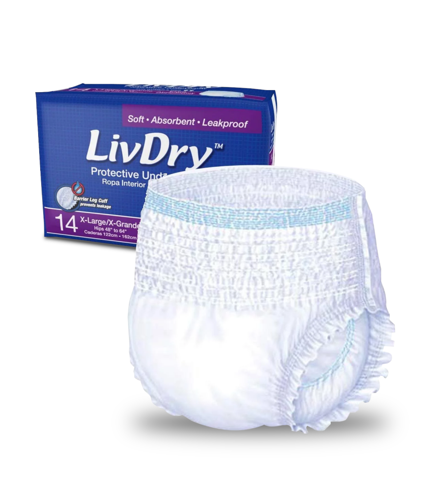 حفاضات كبار السن لايف دراي كلوت (جميع المقاسات)