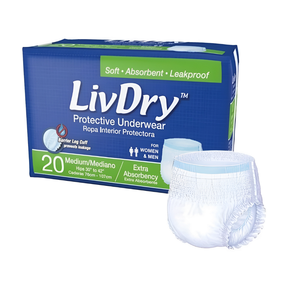 حفاضات كبار السن لايف دراي كلوت (جميع المقاسات)